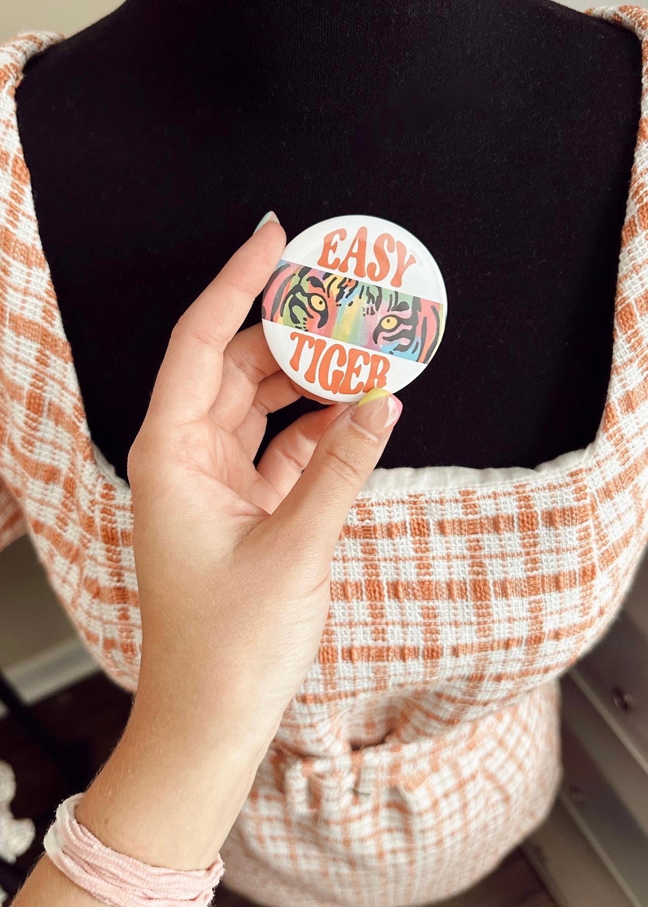 Easy Tiger Game Day Pin