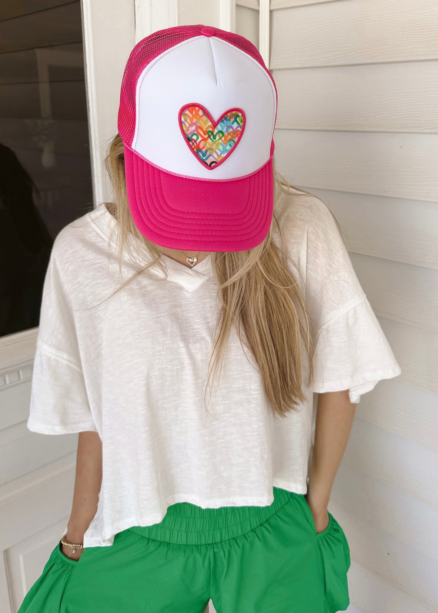 Colorful Hearts Trucker Hat