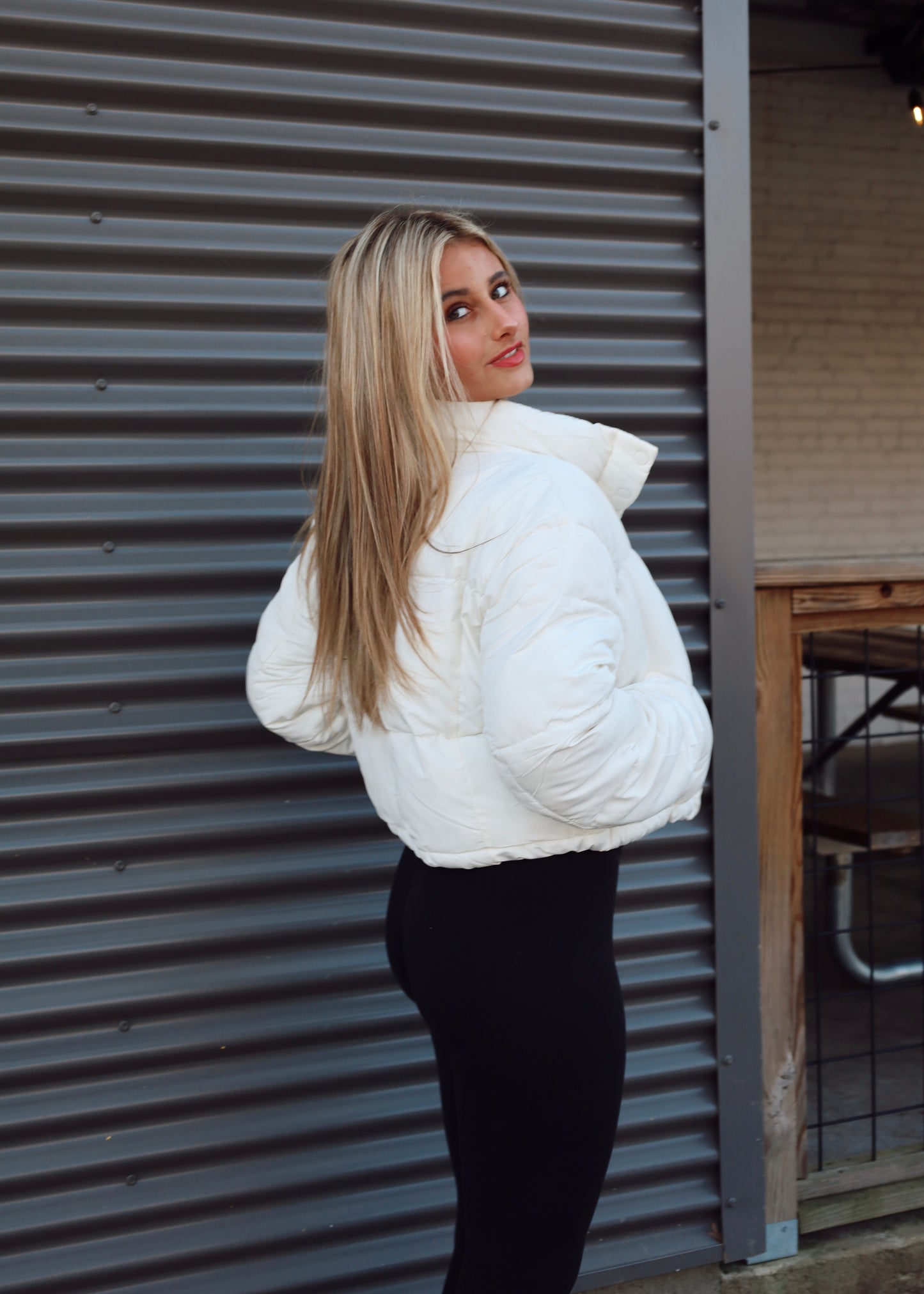 Sleigh Cropped Puffer Jacket