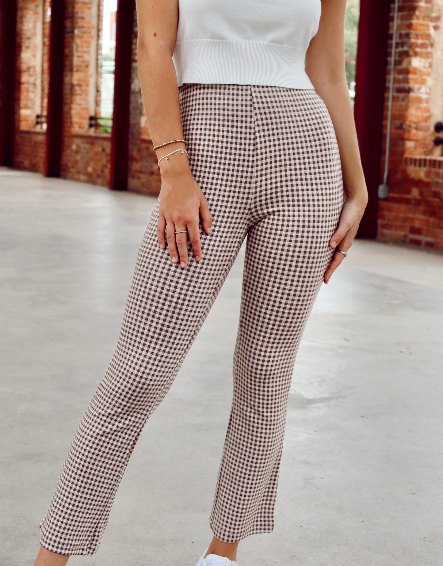 Audrey Gingham Pants